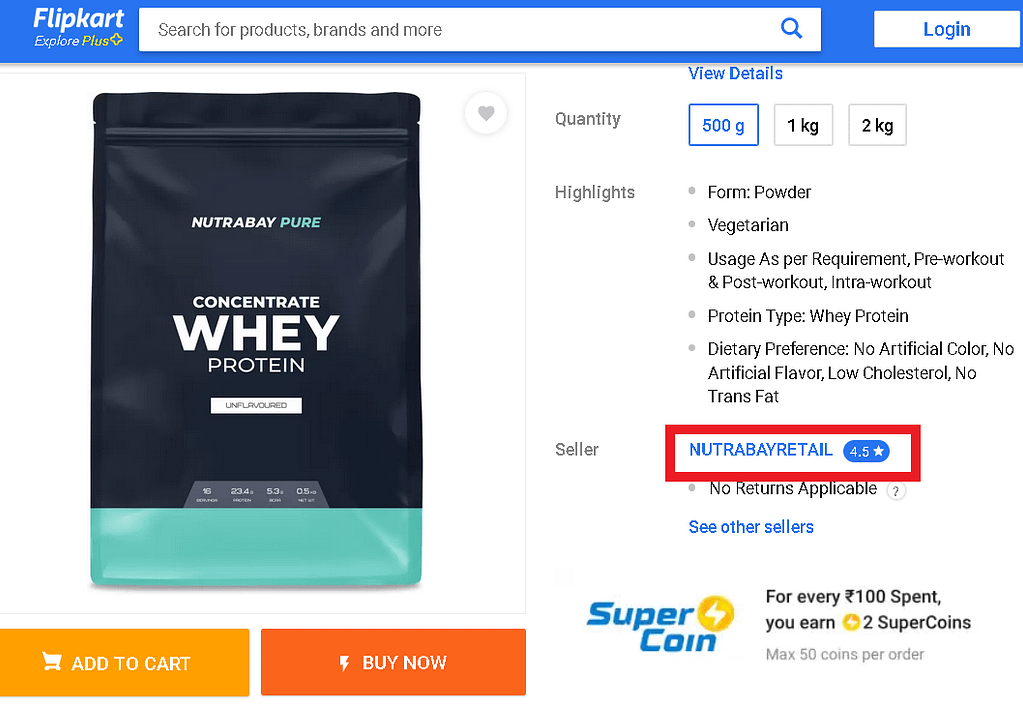 If you are ordering Indian brands Whey protein, Tip 2